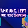 Amount Left for free shipping