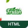 Frutin - Organic & Healthy Food HTML Template
