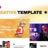 Website Template for Digital Creators