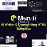 MunAi | AI Writer & Copywriting HTML Template
