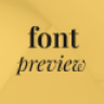 TW Font Preview for WooCommerce
