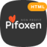 Pifoxen - Non Profit Charity HTML Template