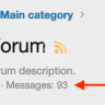 [cXF] Threads and Messages count on forum view