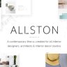 Allston  - modern interior design and architecture WordPress theme