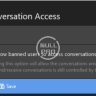 [OzzModz] Banned User Conversation Access