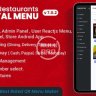 Chef  - Multi-restaurant Saas - Contact less Digital Menu Admin Panel with - React Native App