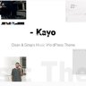 Kayo - Clean and Simple Music WordPress Theme