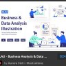 BLAU - Business Analysis & Data Statistic Illustration