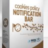 Cookies Policy Notification Bar Pro