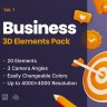 Business - 3D Elements Pack