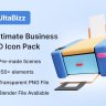 UltaBizz - Best Ultimate Business 3D Icons Pack