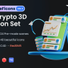 DeFicons vol. 2 - Crypto 3D Icon Set