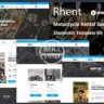 Rhent - Motorcycle Rental Services Elementor Template Kit